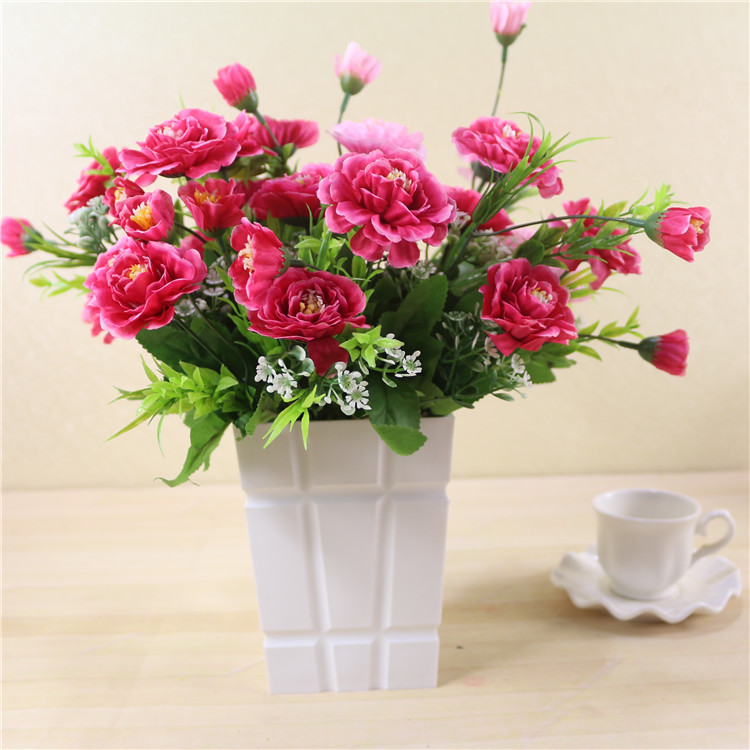 塑料插花花篓厂家批发 新料加厚款 pvc花瓶 创意花盆 塑料花瓶