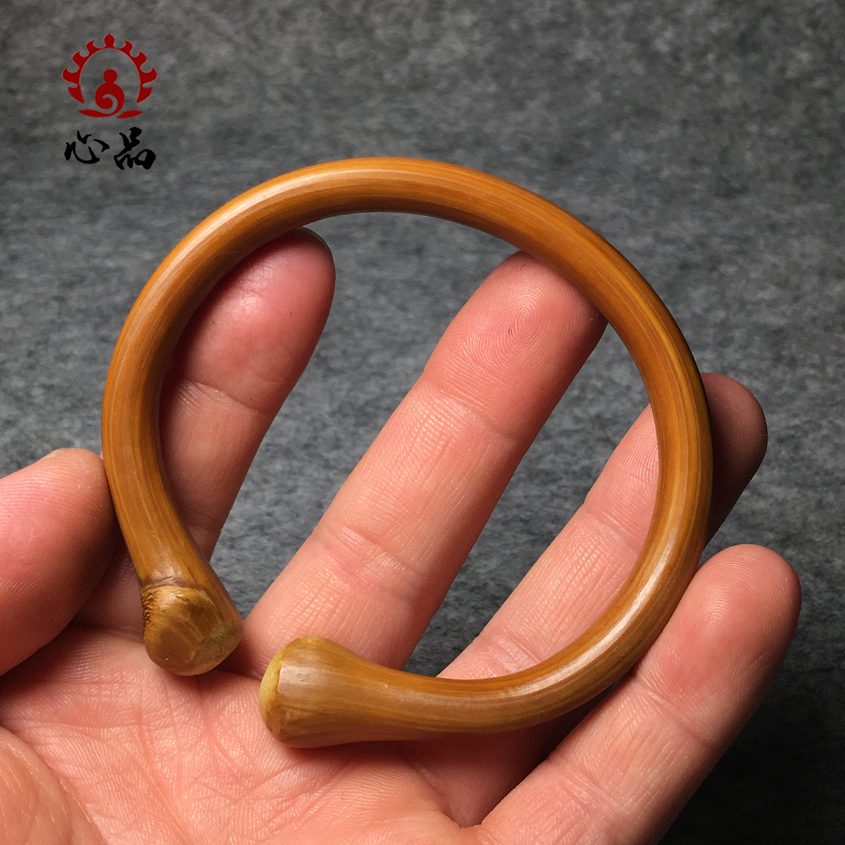 西藏天然金刚藤手镯无节药藤镯子非鸡血藤男女情侣木镯子6-10mm粗