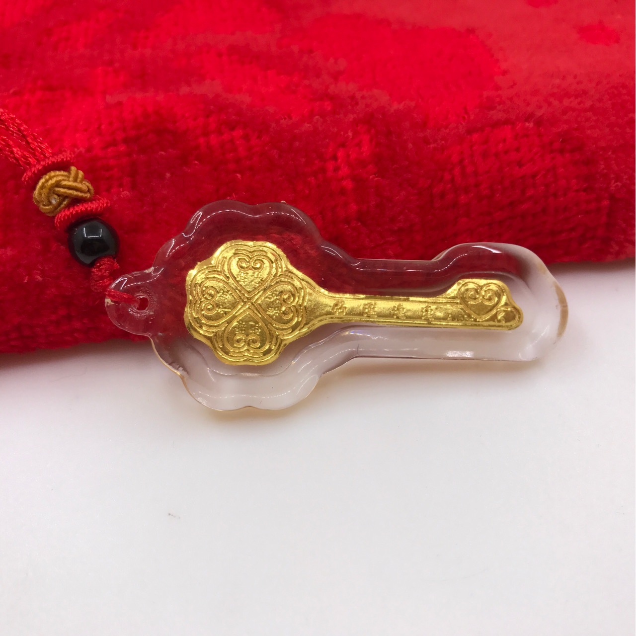 财富金钥匙礼品四叶草五福临门一带一路金钥匙金条人寿保险礼品