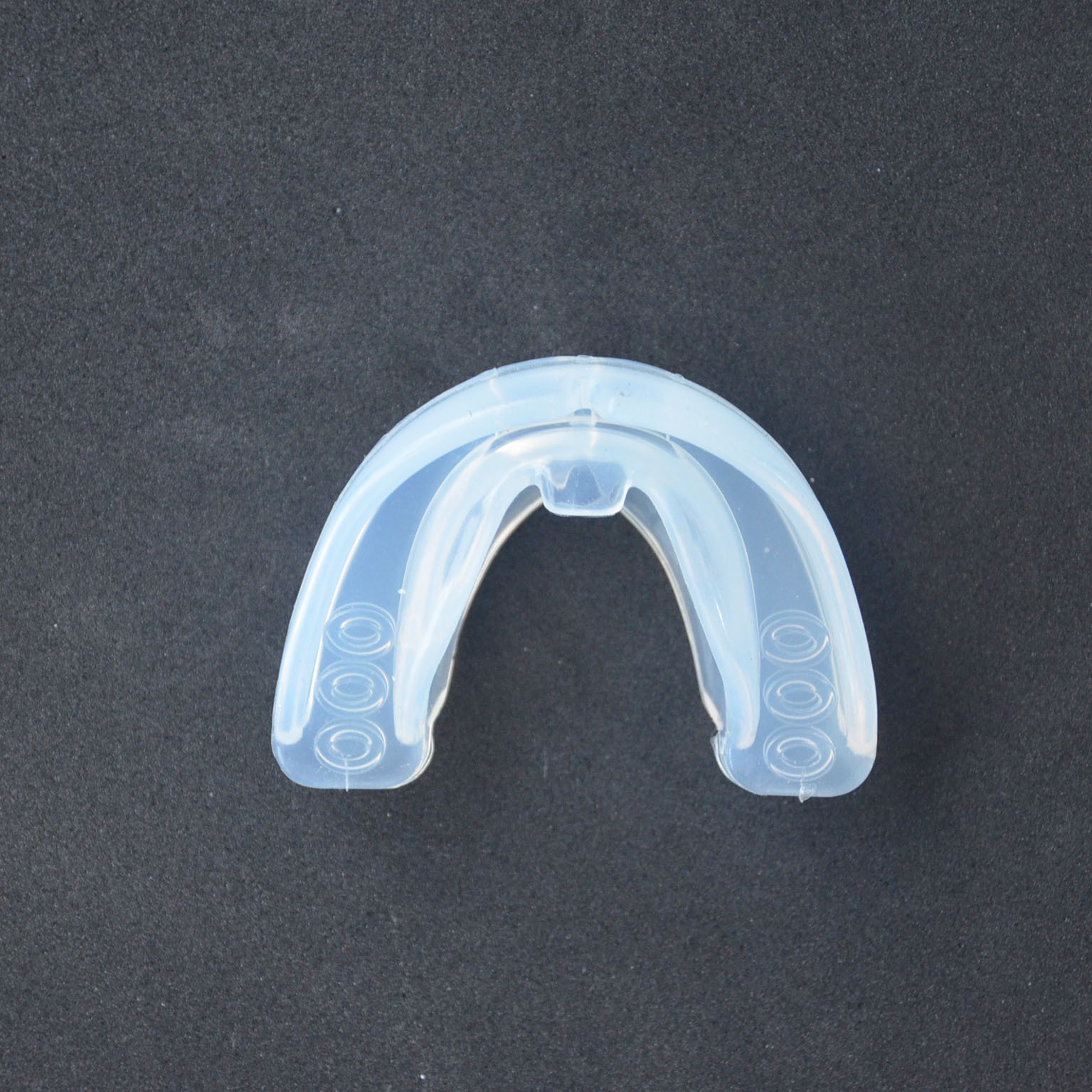 高透高弹力硅胶双齿运动牙套 夜间防磨牙硅胶牙套 硅胶牙套