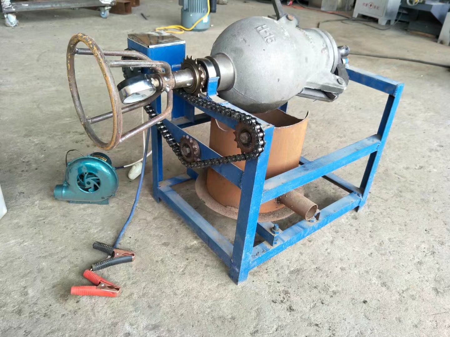 大炮老式电动手摇爆米花锅爆谷机手摇爆米花机电动老式爆米花机