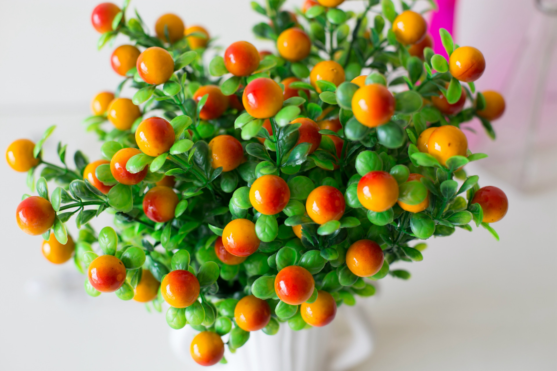 批发仿真植物仿真水果富贵果招财果如意吉祥果家居装饰插花