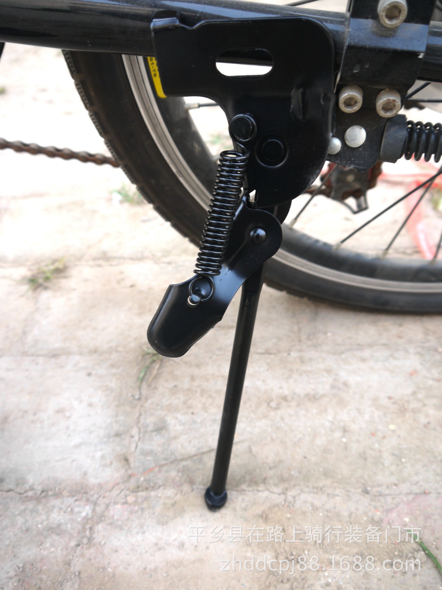 山地车自行车12-28寸支架 支撑腿单车侧边撑车梯 共享单车车撑