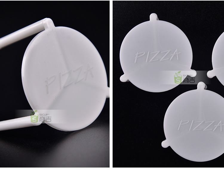商吉 白色披萨外卖三角架匹萨防粘连三脚架披萨批发支架整箱批发