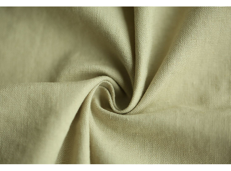 涤粘麻平纹 纯色纯亚麻布料 春夏现代女装连衣裙衬衫男装面料