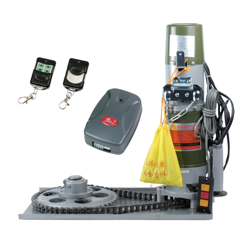 遇阻反弹电动卷闸门600kg交流卷帘门电机 ql-1p铜线370外挂机厂家