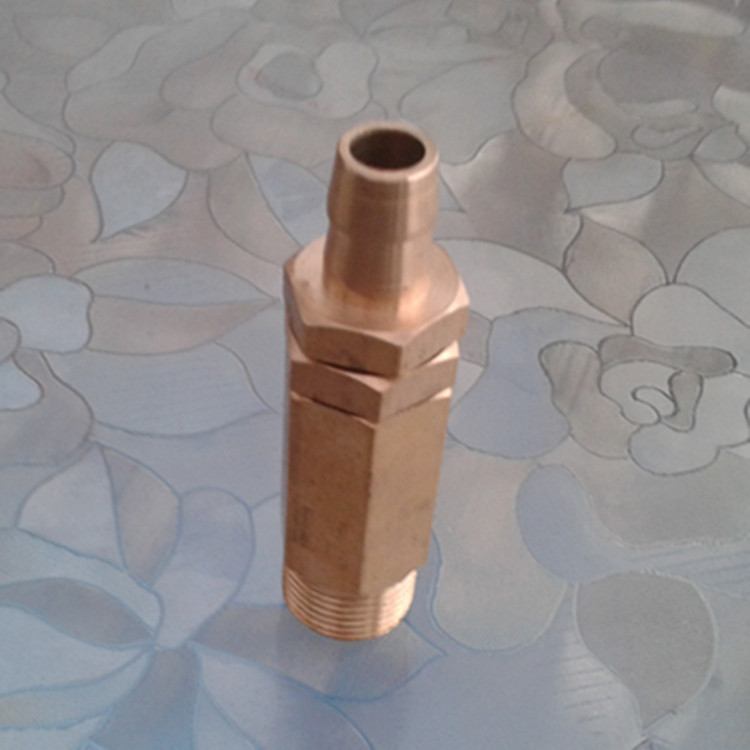 回转式鼓风机配件风机安全阀泄压阀材质黄铜丝扣外径16mm