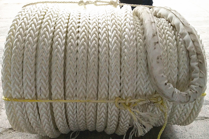 直径28-160mm 12股丙纶系泊船用缆绳 高强丝防腐涤丙混合缆绳