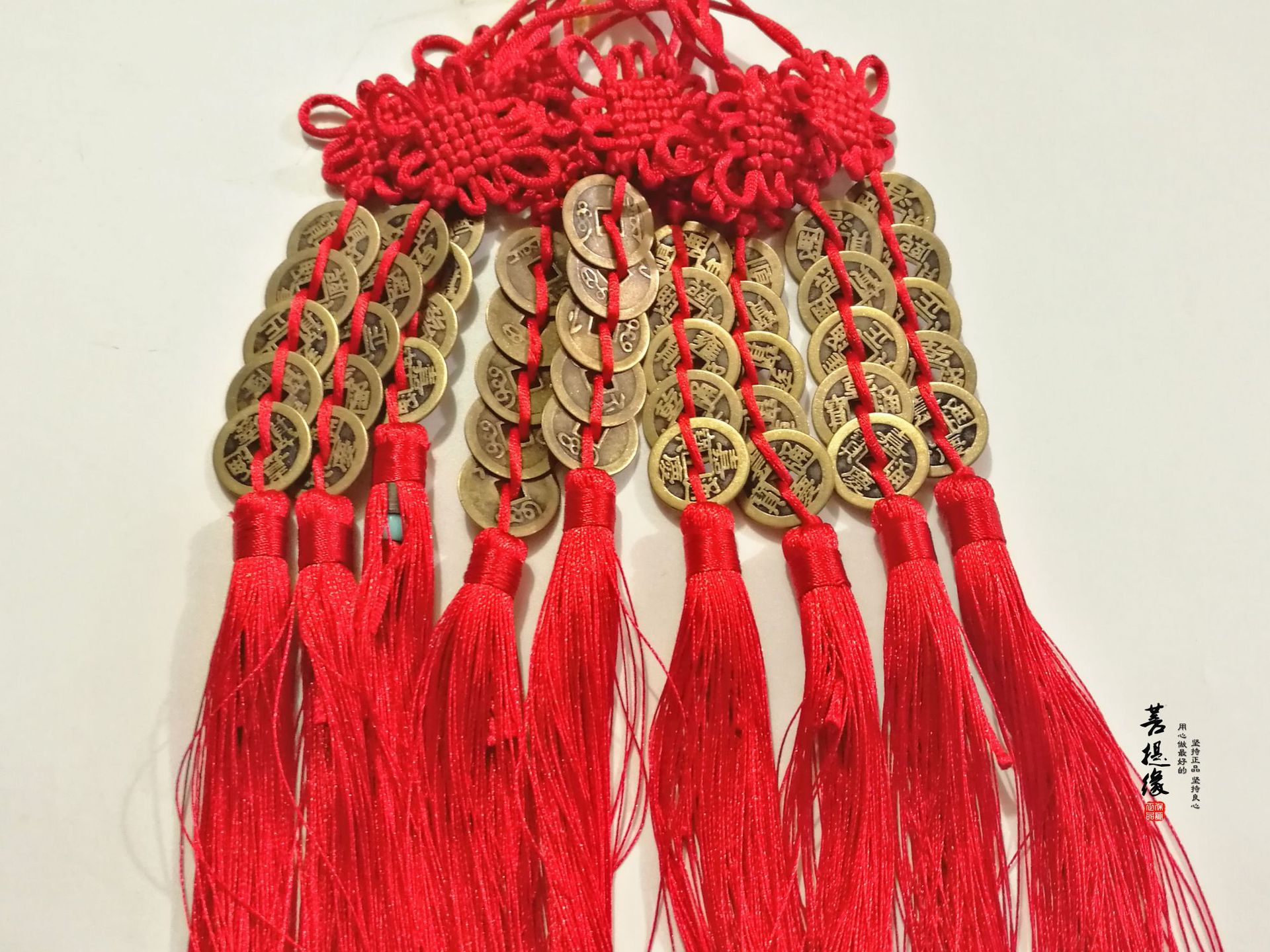 厂家直销 手工工艺礼品五帝钱 纯铜车挂五帝钱 风水铜钱用品批发