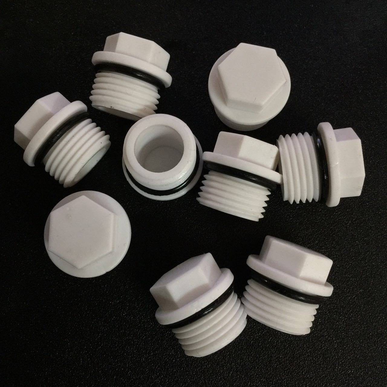 4分ppr塑料牙塞20 外牙堵头水管ppr水管管件丝堵胶堵头