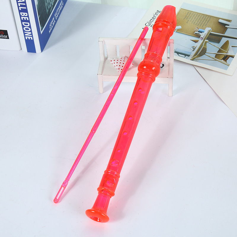 SOURCE Factory Wholesale 8-Hole Color Transparent Flute Children's Musical Instruments Music Equipment for Primary and Secondary School Students