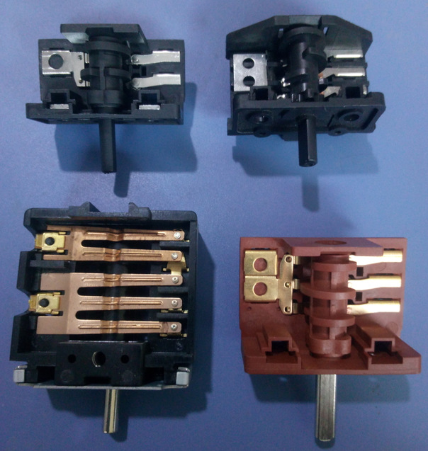 厂家直供多型号烤箱电炉开关多档位旋转开关胶木旋钮颜色功能定制