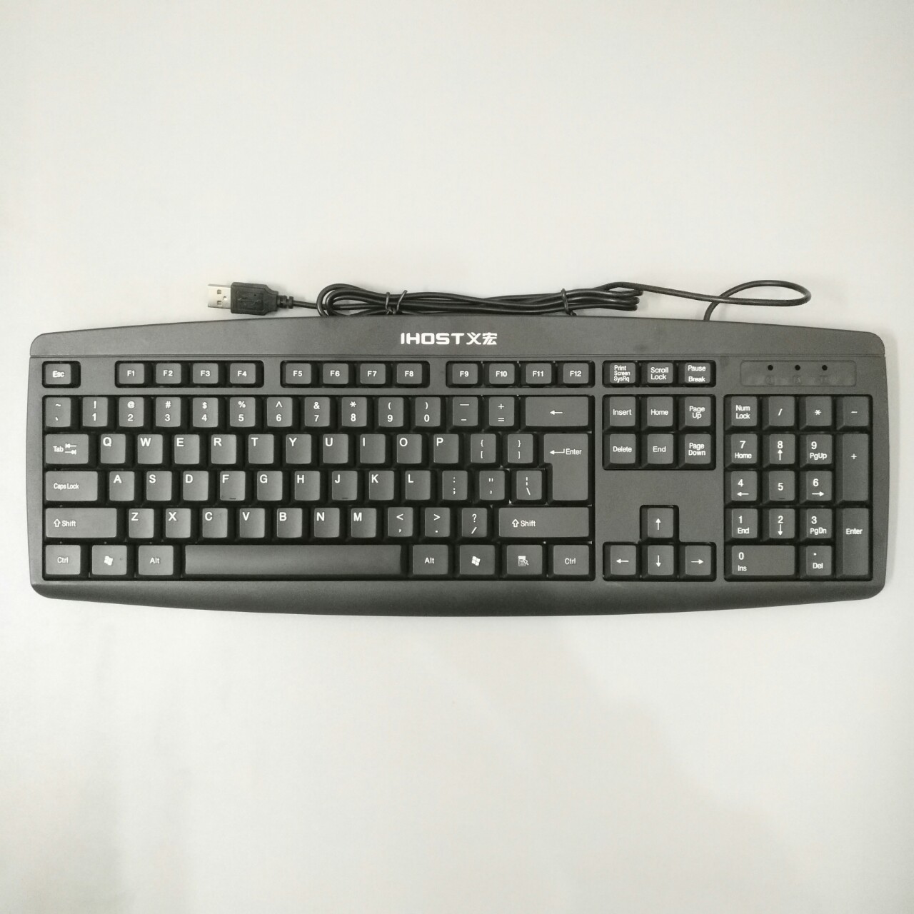 义宏k10电脑有线键盘台式机笔记本办公家用通用装机便宜键盘