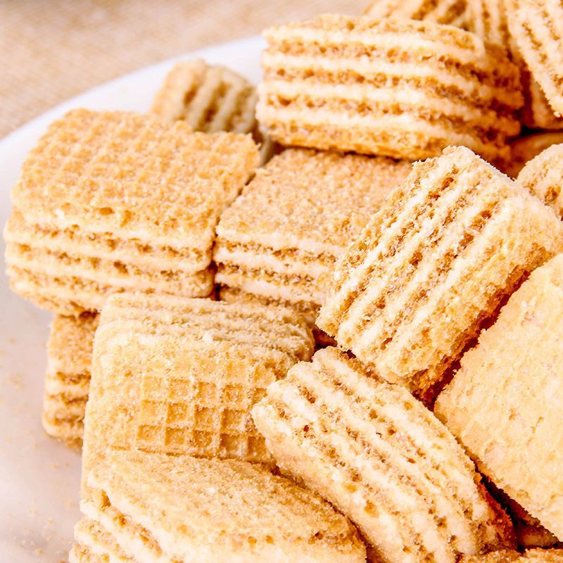 马来西亚原装进口jacker杰克威化方形饼干 休闲食品糕点批发100g