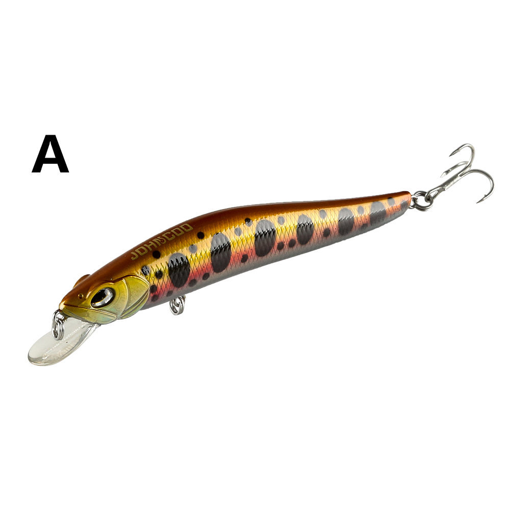 跨境新款路亚饵假饵米诺12cm 14.5g仿生海钓鱼饵6色塑料硬饵