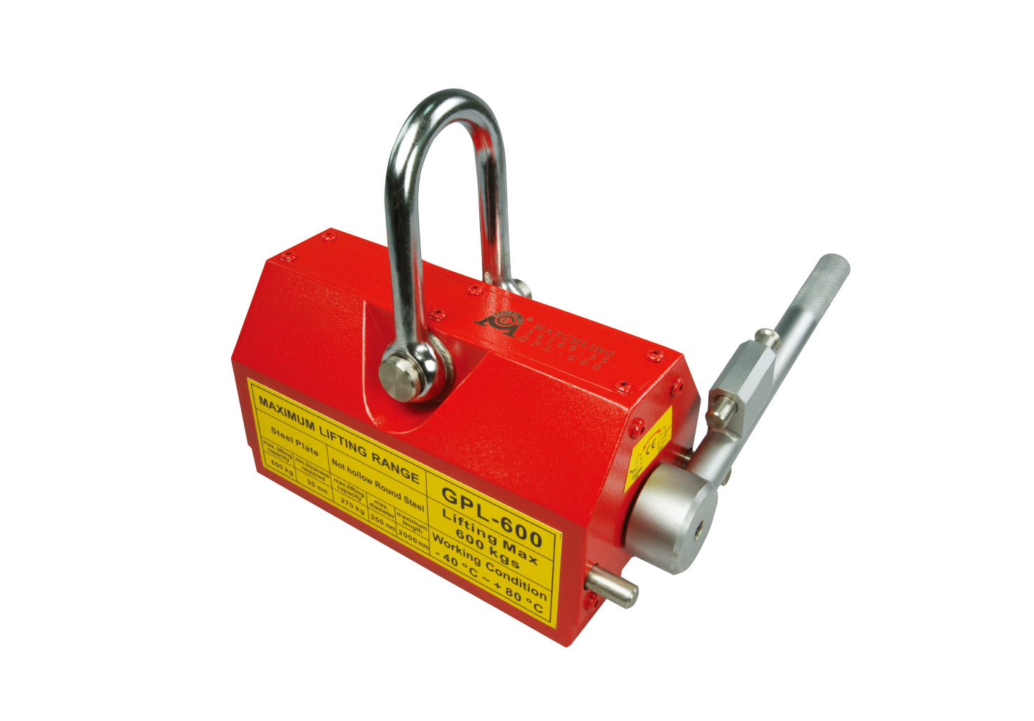 matchling台湾米其林磁力吊盘永磁起重器开关式磁性吊盘吸盘代理