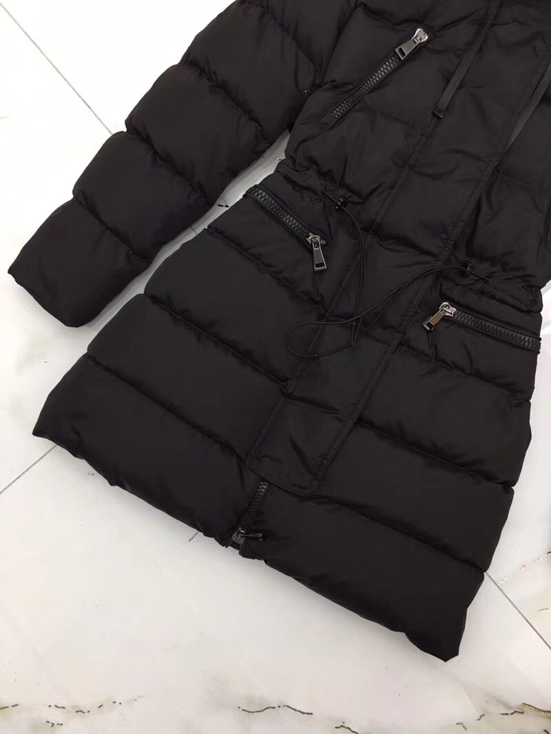 法国羽皇女羽绒服代购2017新款收腰中长款狐狸毛领m家海淘同款外