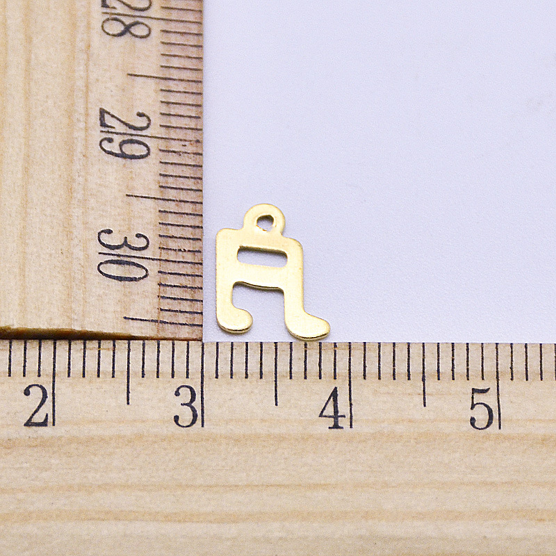 diy手工材料铜胚饰品配件10.6*7.3mm音乐符号挂件批发速卖通货