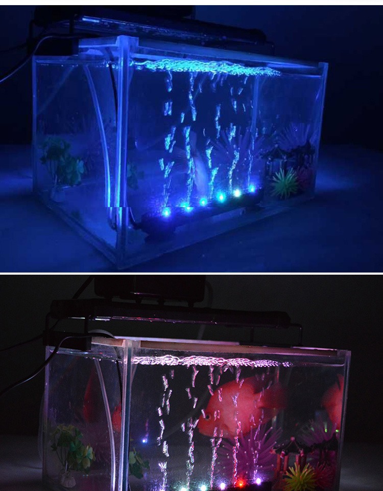 led水族灯 鱼缸灯 气泡灯 散气条灯sq-21yk