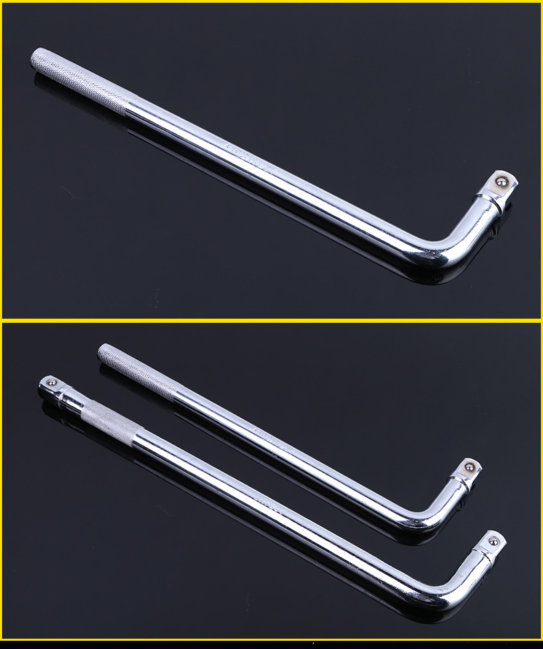 奥邦19mm系列重型弯杆 多种规格 厂家直销 量大从优 手柄滚花单头重型