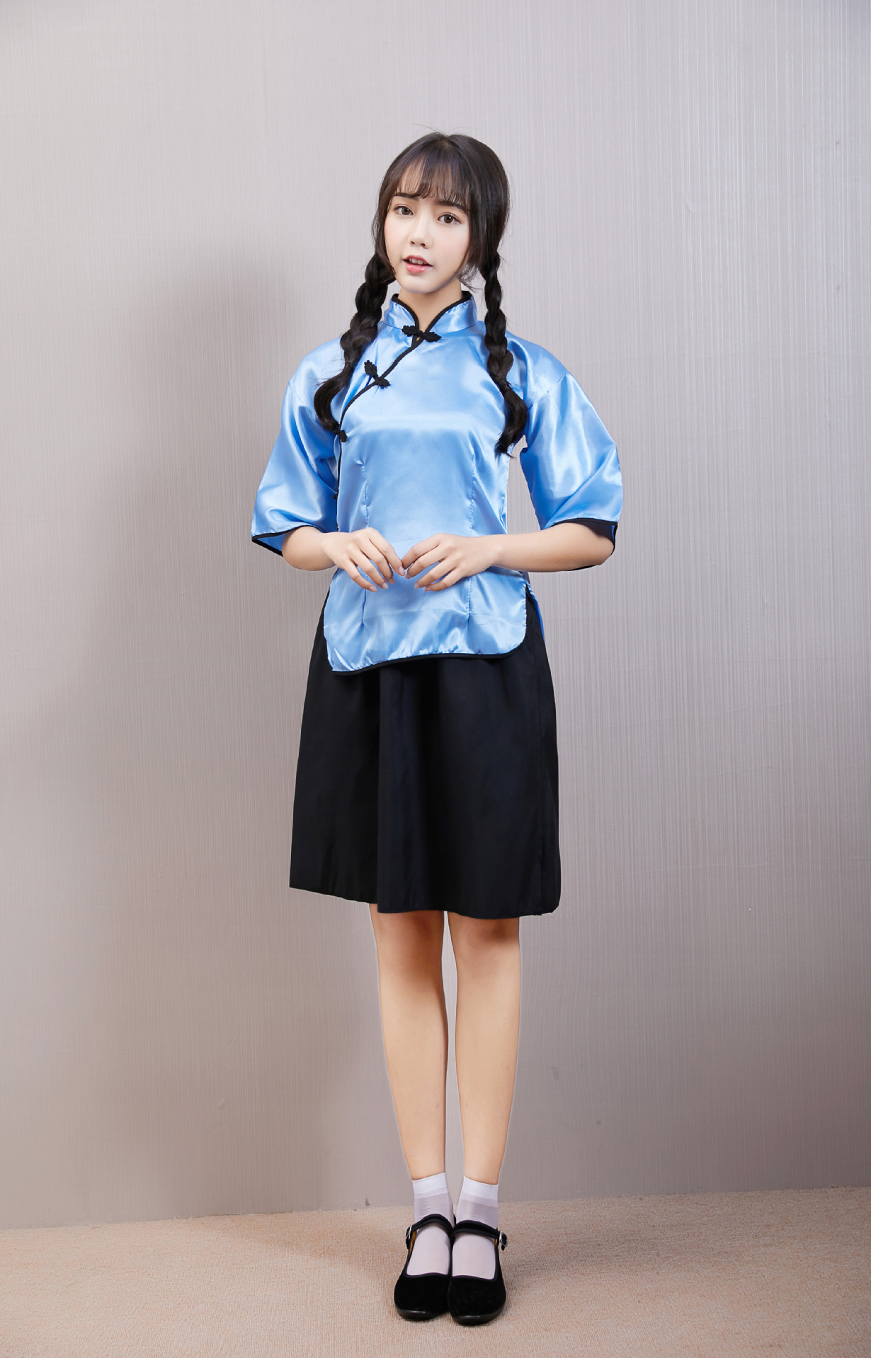 新款五四青年女装民国服五四学生装毕业装演出礼服表演服拍照留念