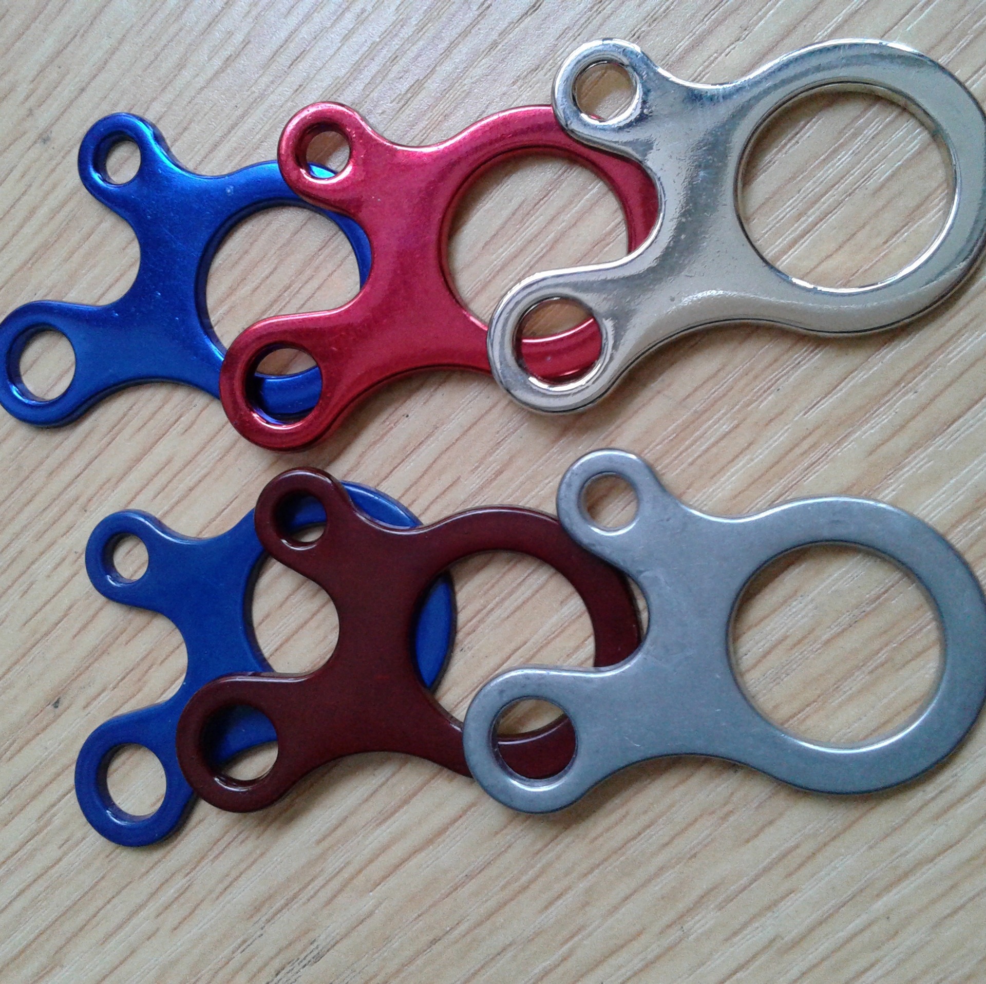 蜗牛式3孔快速结绳多用帐篷调节扣风绳扣止滑收紧挂钩厂家合金