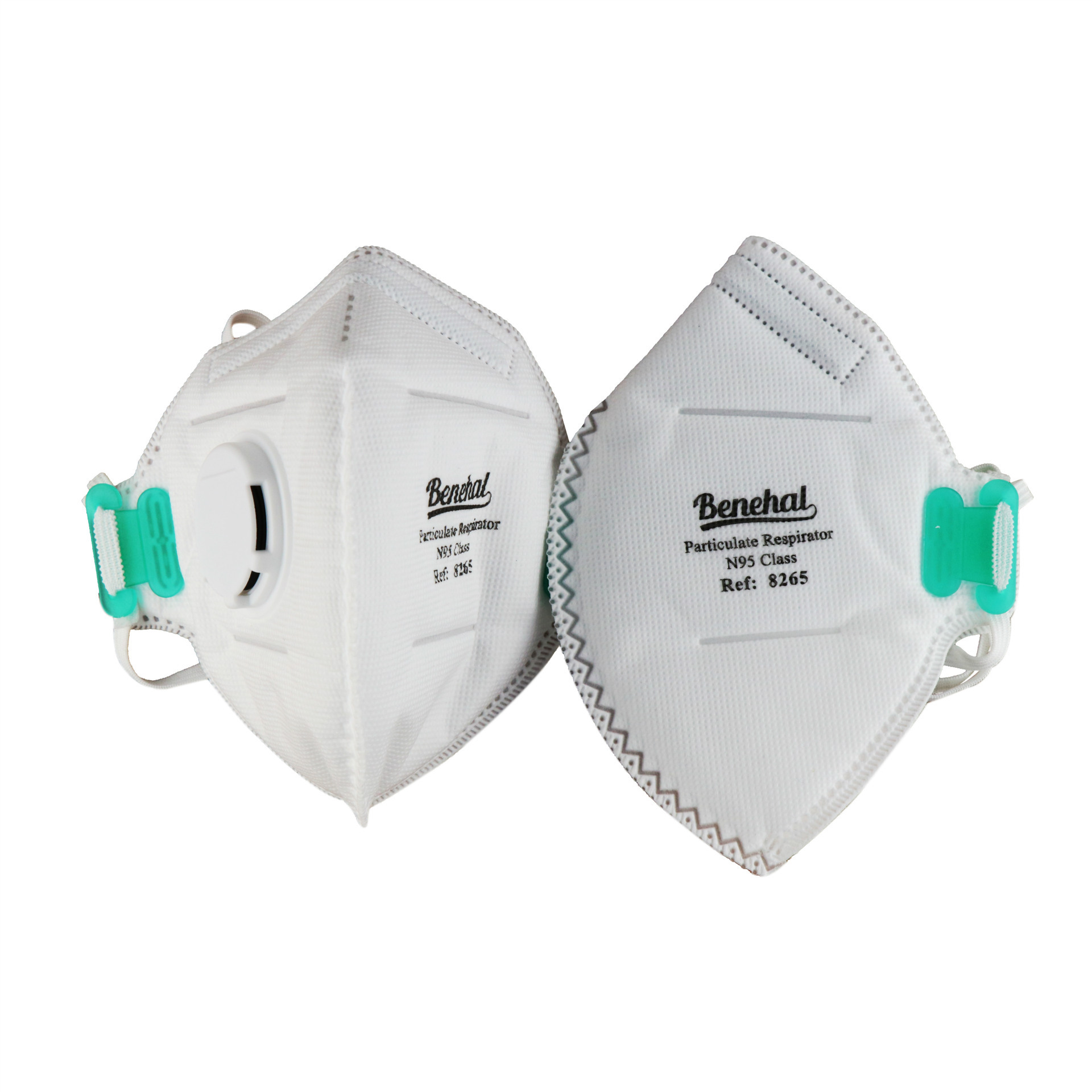 批发kr8265防尘口罩呼吸阀口罩头戴式kn95防雾霾口罩