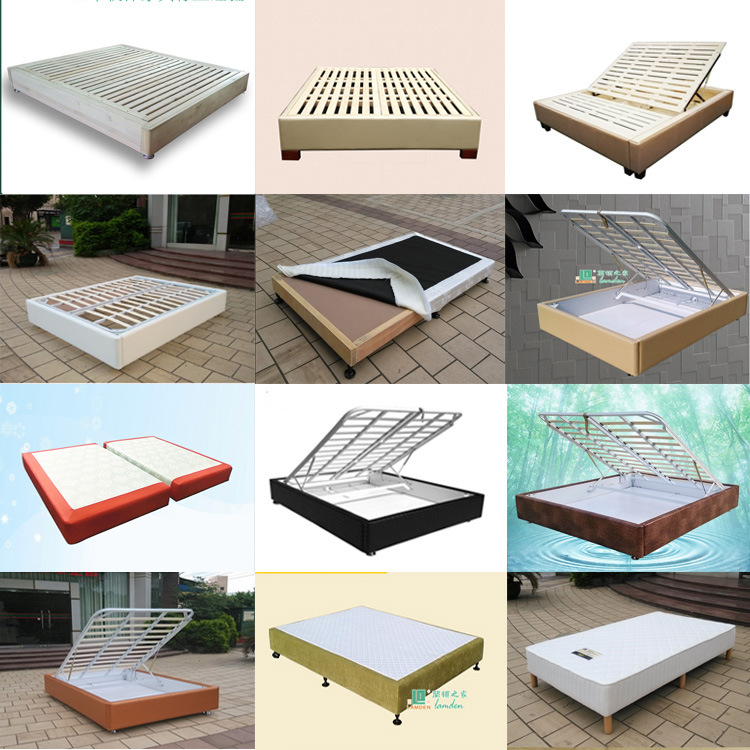 兰顿家具欧式真皮床 实木雕花床 1.8米双人床 软靠皮艺卧室软体床