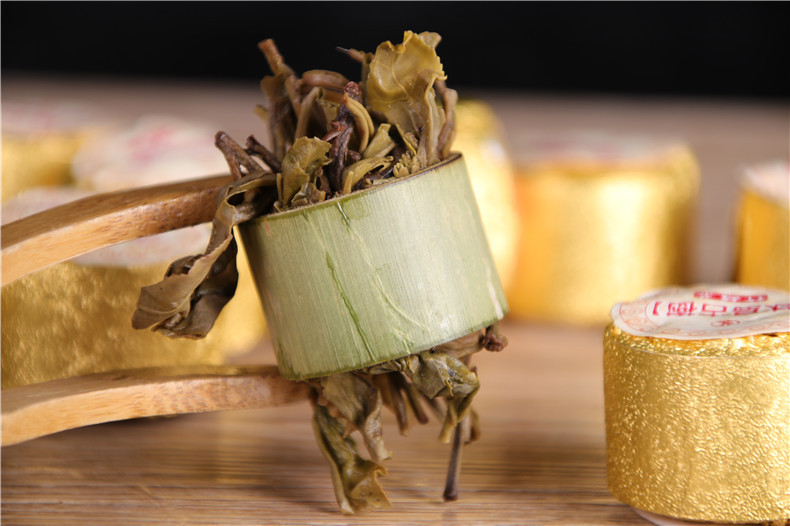 云南普洱产地货源 小香竹罐茶普洱生茶 竹筒茶生态普洱