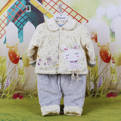 【都市贝贝】秋冬棉衣两件套 婴儿服 yt6312 宝宝外出服