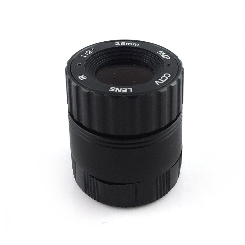 监控网络500万高清25mm固定cs大镜头5mp 1/2红外夜视长焦大镜头