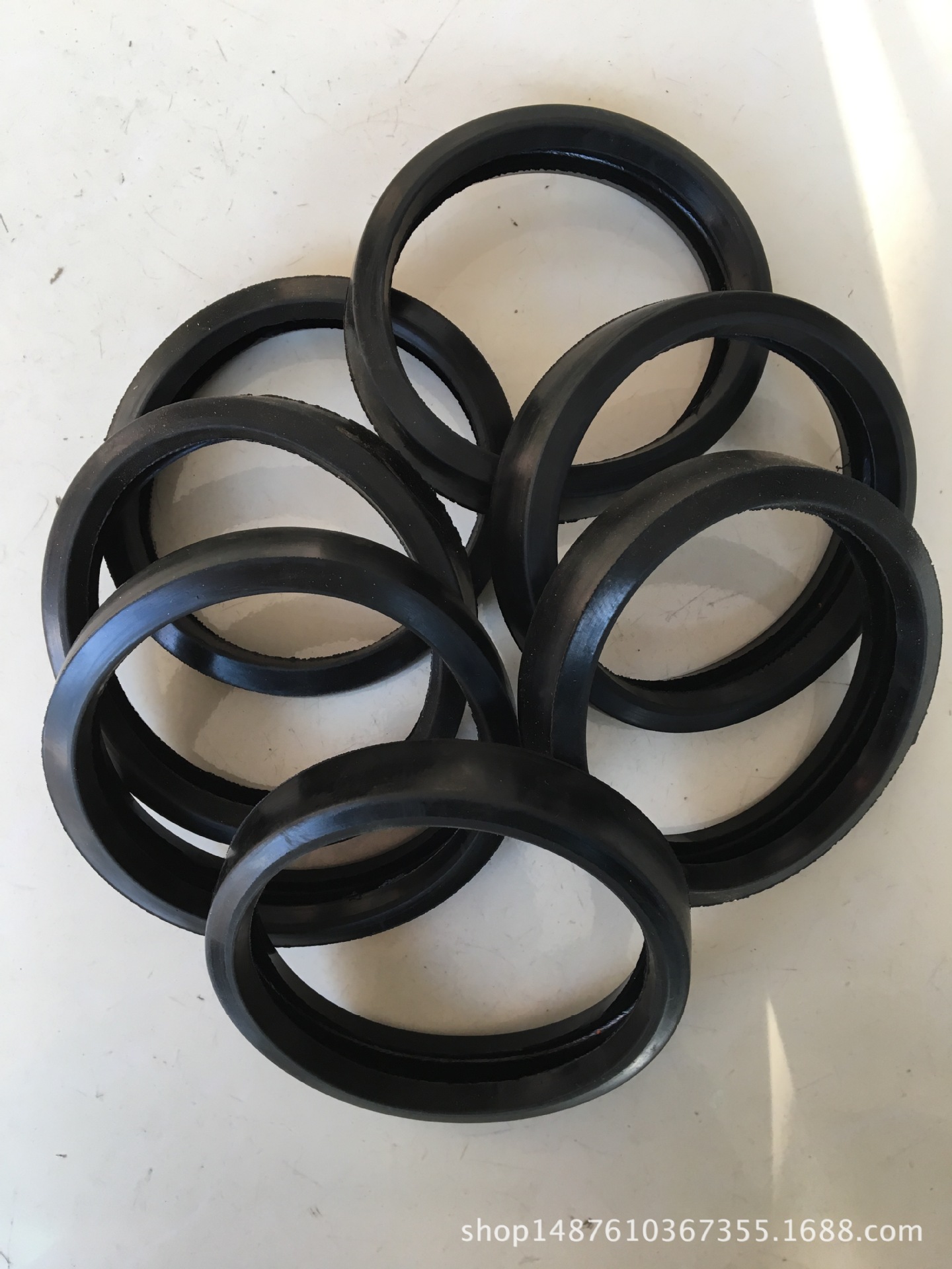 砼泵配件 混凝土125黑色高压低压泵管胶圈 125聚氨脂胶圈