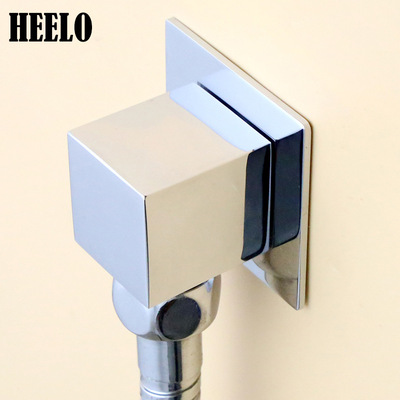 厂家直销入墙暗装4分外牙方形全铜手持花洒转接弯头淋浴曲头批发