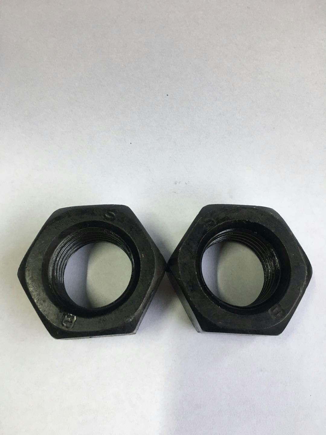 din934六角螺帽8级淬黑螺帽加硬螺帽8级螺帽m5-m24