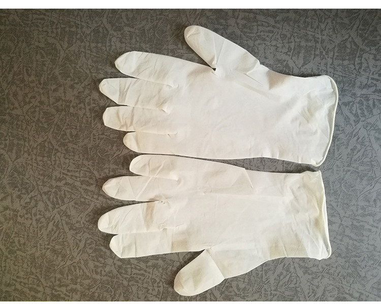 一次性手套_无粉乳胶手套 一次性工业手套 实验室用乳白一次性 - 阿里