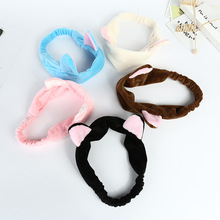 小礼品一件代发猫耳朵束发带单个包装跑男同款发带韩版创意束发带