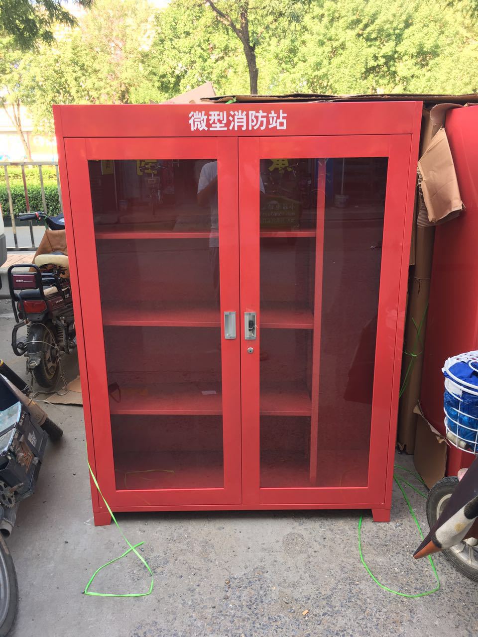 消防柜微型消防站消防器材柜消防应急柜消防专用工具柜