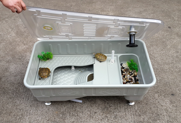 江南 五合一龟箱 养龟箱 种龟池 水族箱 产蛋池 繁殖池 塑料箱
