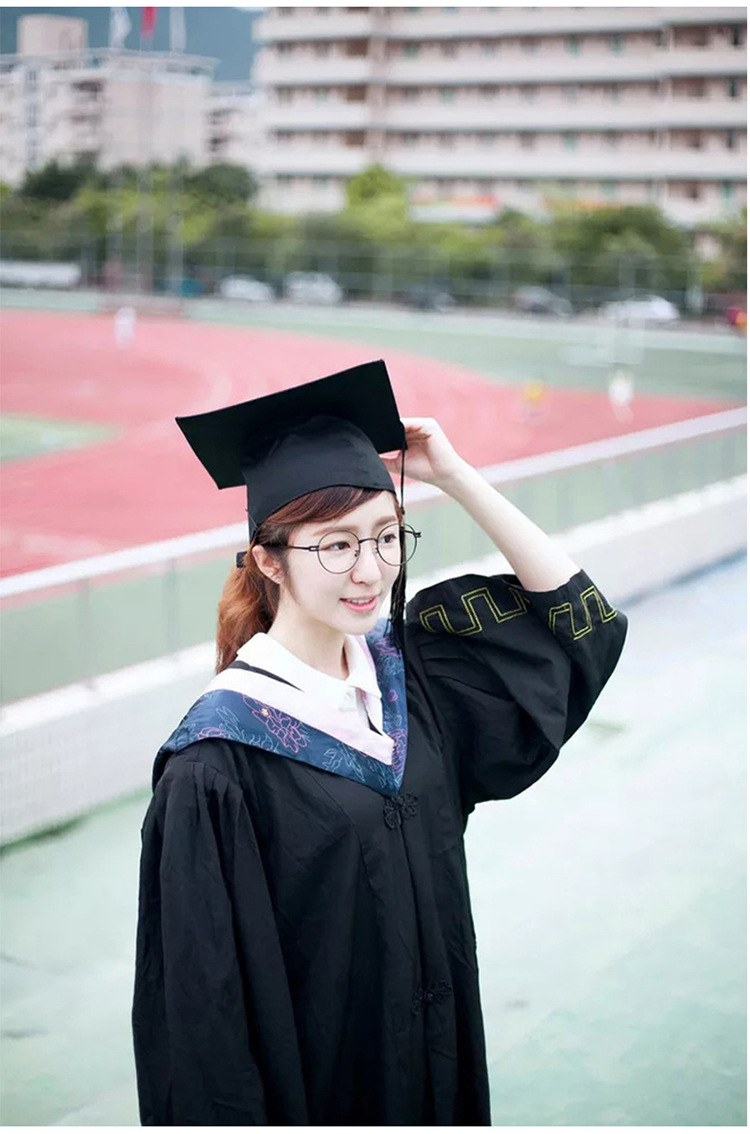 学士服批发 硕士服博士服男女学生毕业照礼服文理工科学位服