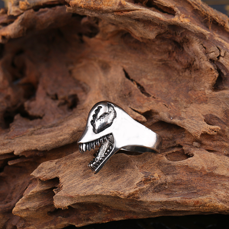 外贸饰品批发 欧美个性复古生化危机爪牙怪物男士合金戒指