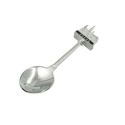 锌合金汤勺定制创意金属迷你勺子环保电镀食用高档匙羹定做厂家