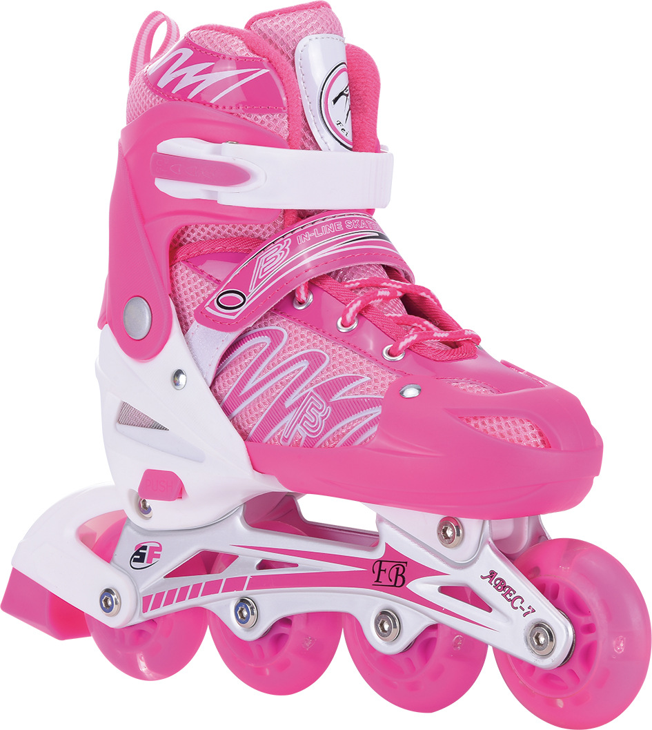 飞豹 溜冰鞋儿童全套装男女直排轮旱冰轮滑鞋可调5-10-15-成人岁