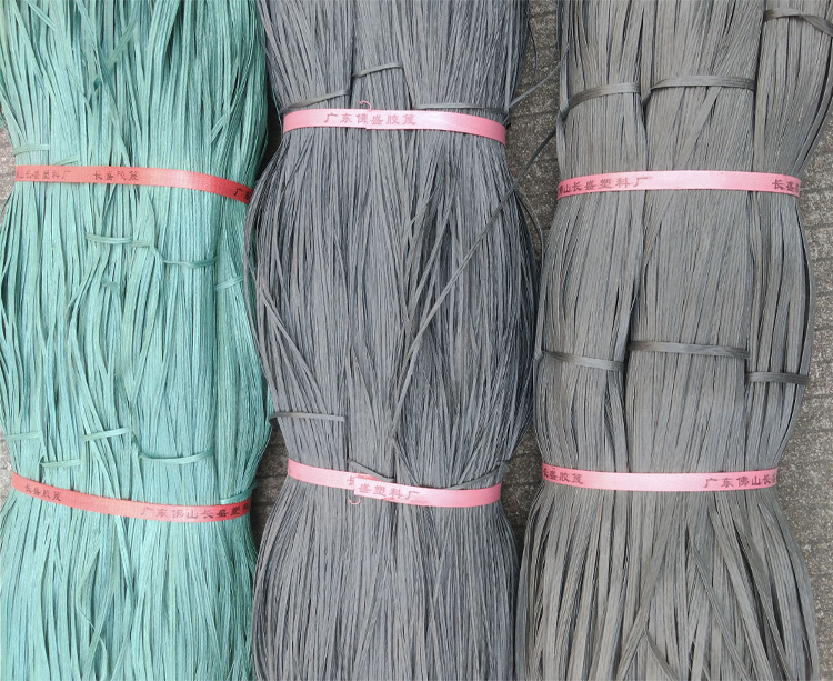 批量生产优质工地专用扎篾塑料扎蔑绿色黑色万德包装胶蔑扎蔑绳
