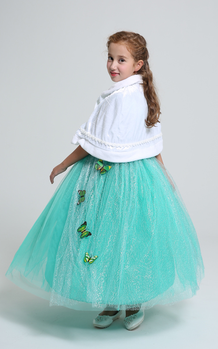 7021 淡绿 茉莉公主裙