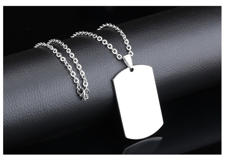 美国大兵军牌 男士饰品 简约时尚饰品 批发 一件代发