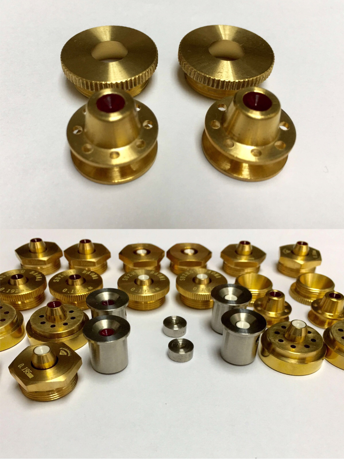 厂家批发中走丝金刚石水嘴 瑞钧机床眼模 线切割钻石水嘴 导丝嘴