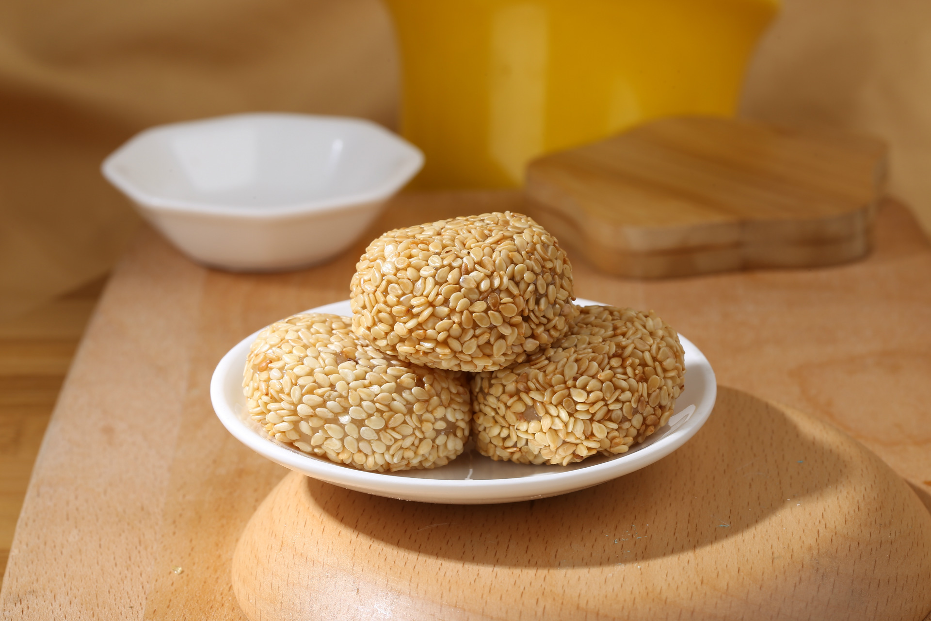 御食园北京特产麻团6kg/箱 糯米团果仁味特色点心零食食品批发