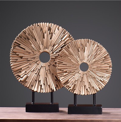 欧式家居饰品 摆设室内玄关桌面招财装饰品复古美式家具陈设摆件