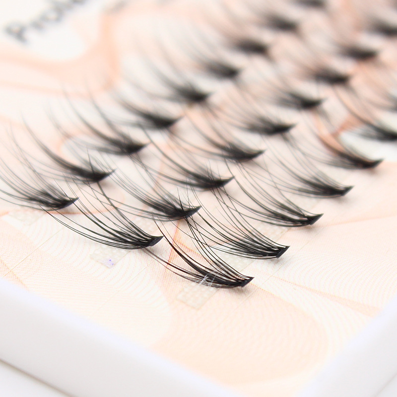 嫁接睫毛 一簇20根朵毛 兔毛柔软自然浓密 逼真种植嫁接睫毛