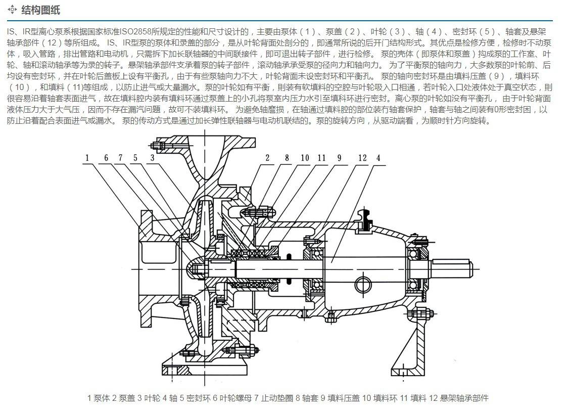 现货is型卧式清水泵离心泵 is型清水泵 is清水离心泵 重庆化工泵